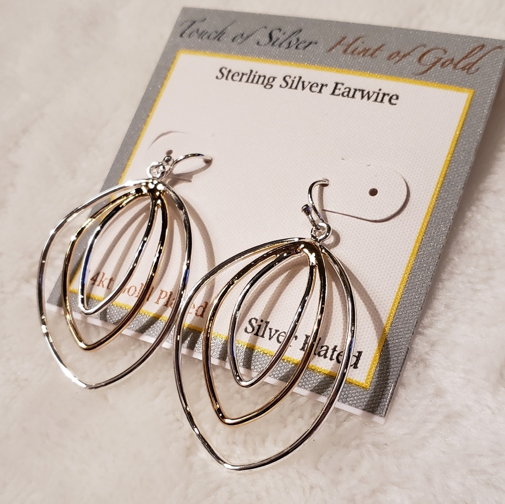 Gold & Silver Earrings F30